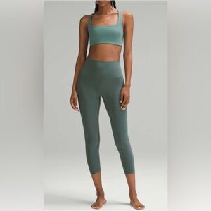Lululemon Align High Rise Crop 23” Leggings Dark Forest  Size 4